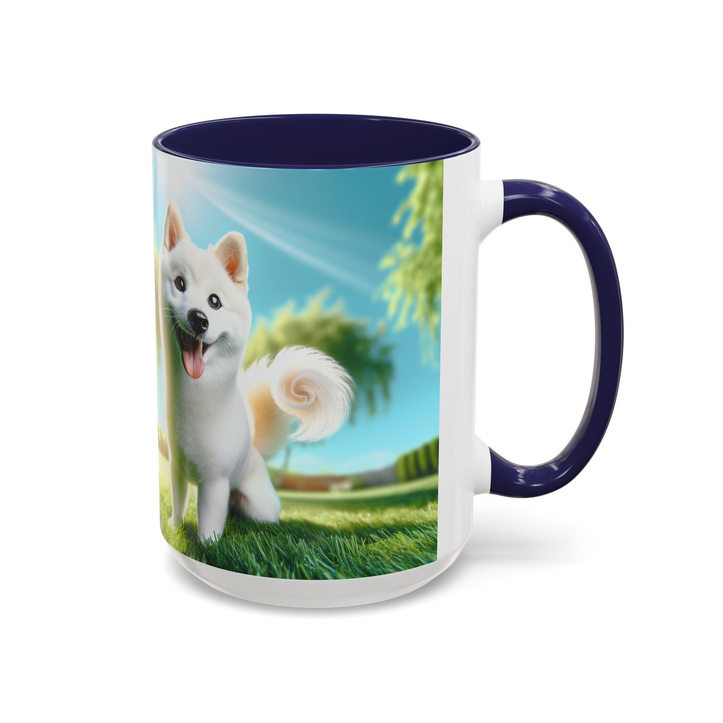 Mug Kishu Ken Accent Coffee - Cadeau idéal pour les amoureux des chiens