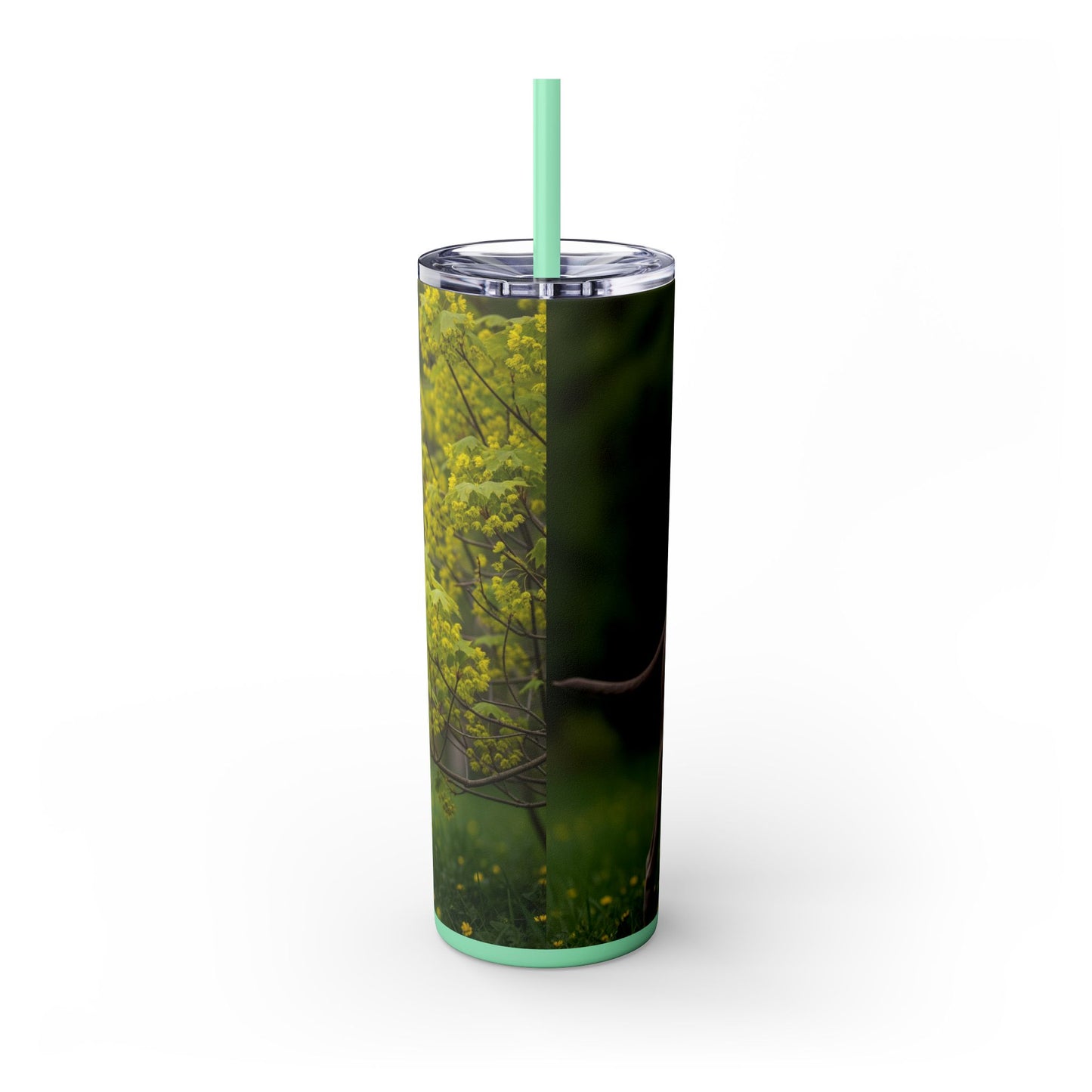 Weimaraner Skinny Tumbler with Straw, 20oz