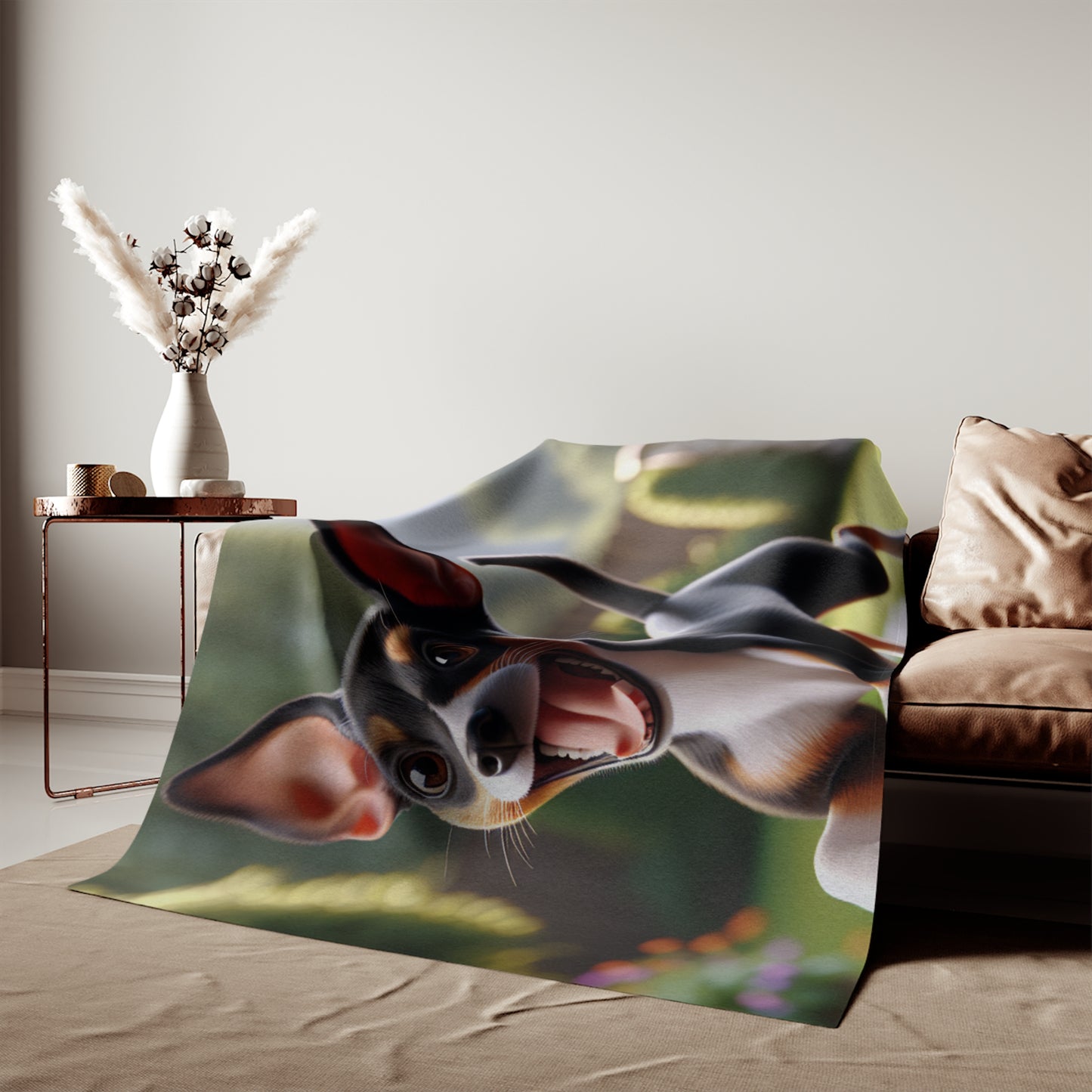 Couverture en sweat-shirt Rat Terrier