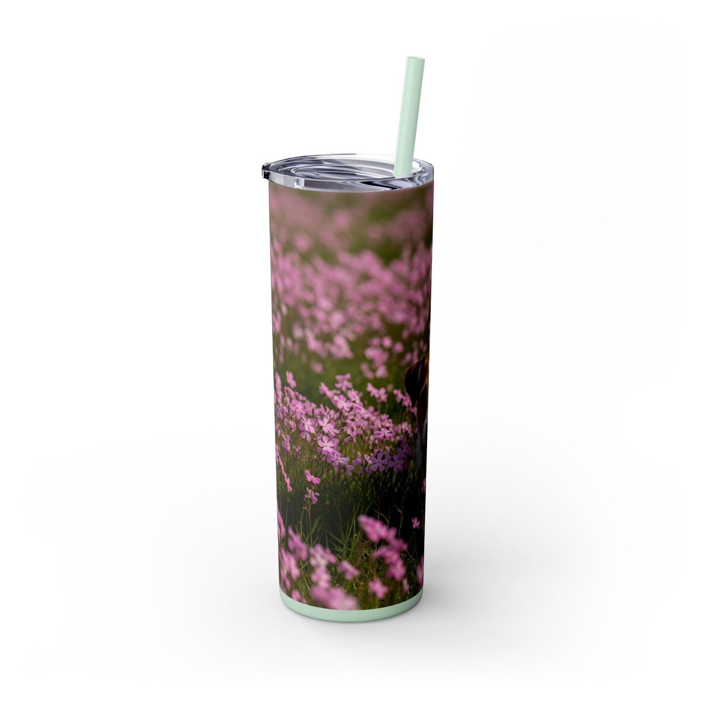 Parson Russell Terrier Skinny Tumbler with Straw, 20oz