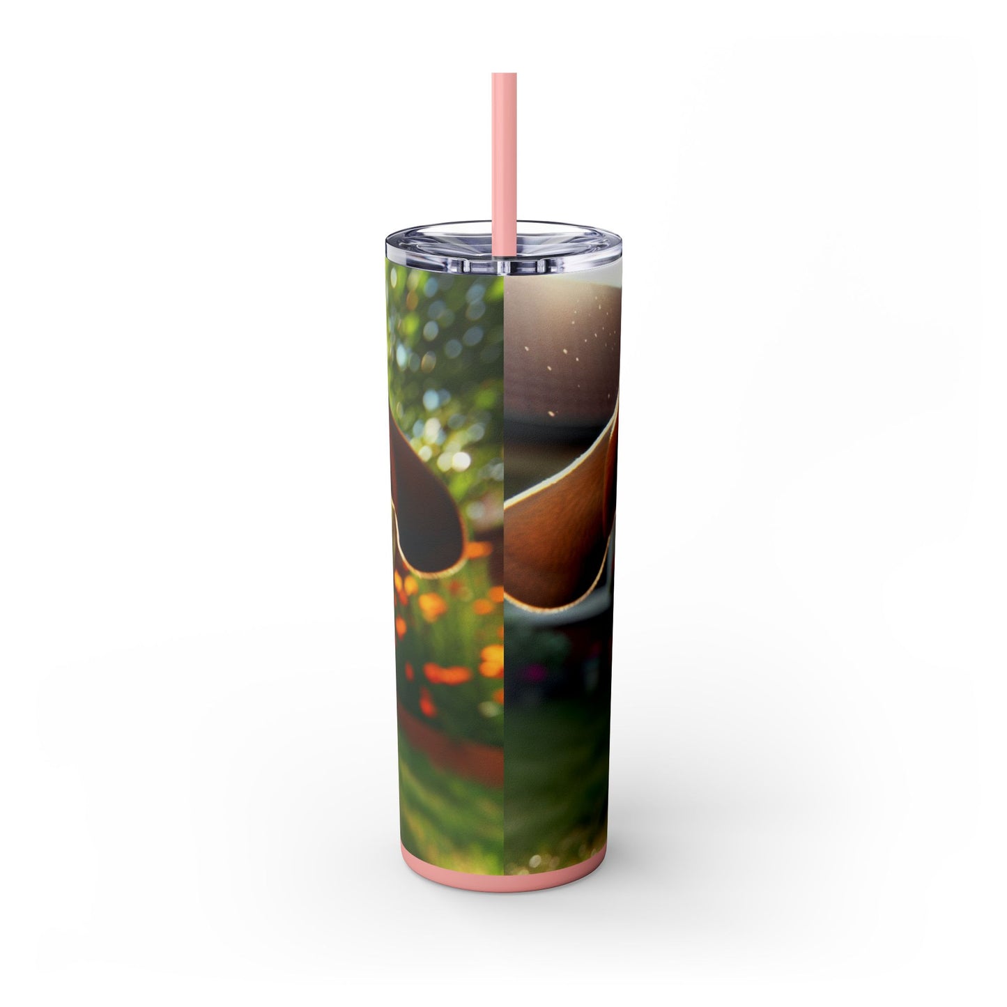 Bloodhound Skinny Tumbler with Straw, 20oz