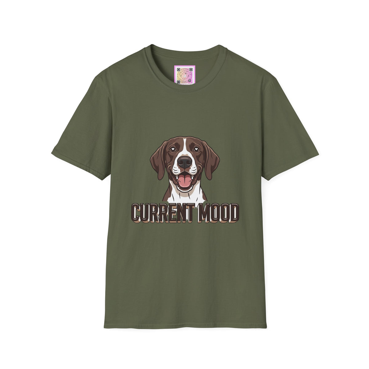 German Shorthaired Pointer Current Mood Tee Shirt