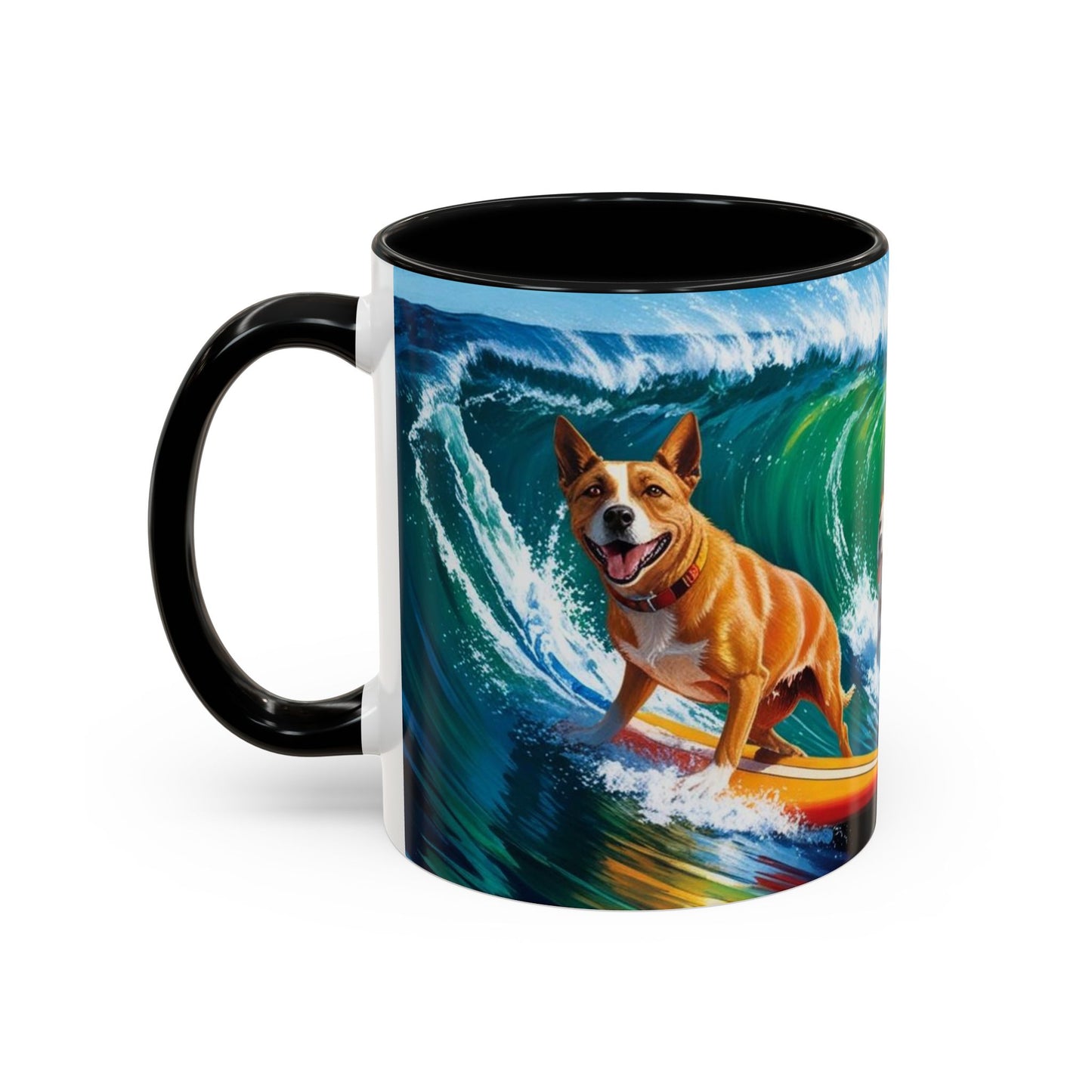Taza de café con detalles de Surf Dogs: el regalo perfecto para los amantes de los perros
