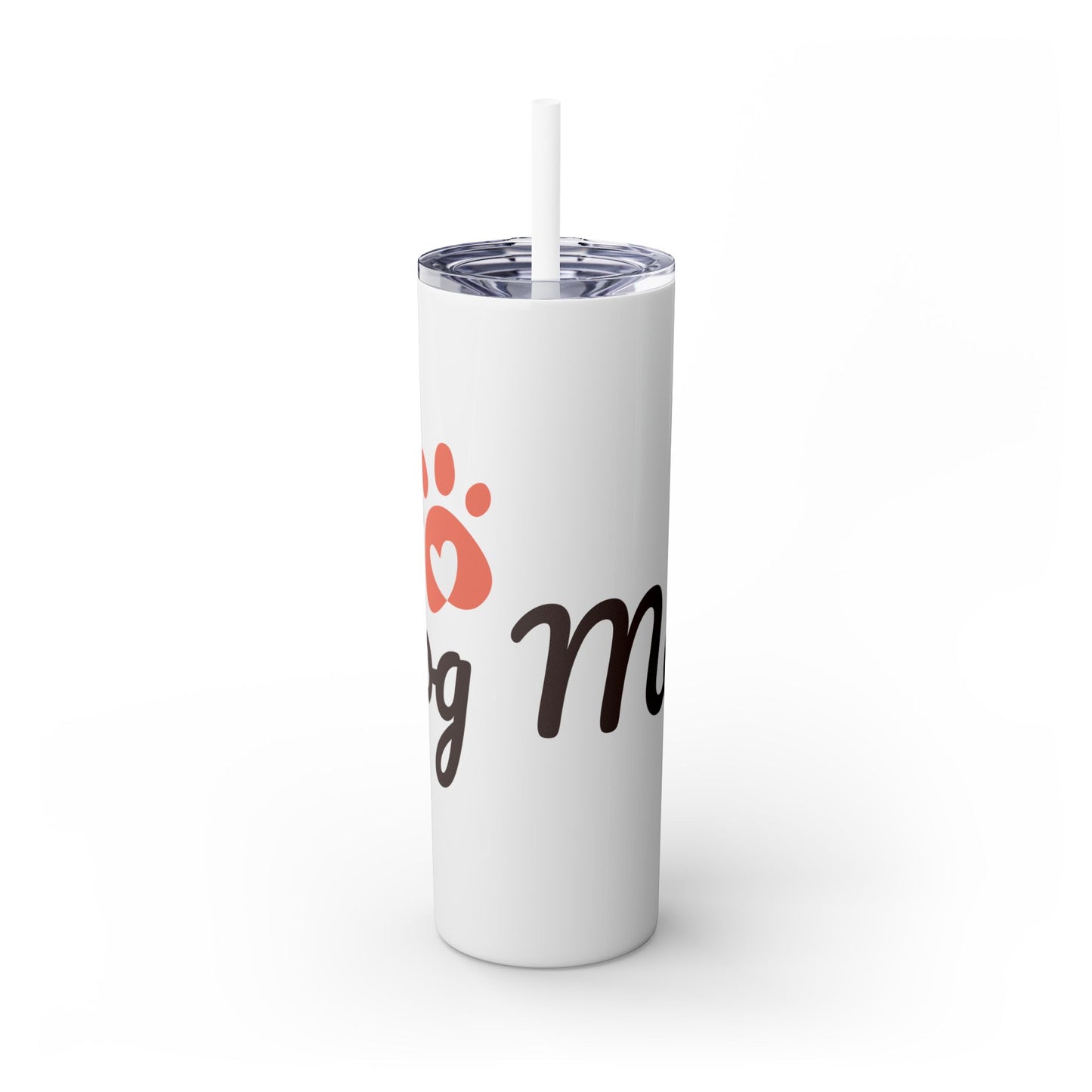 Skinny Tumbler with Straw – 20 oz Stainless Steel Cup