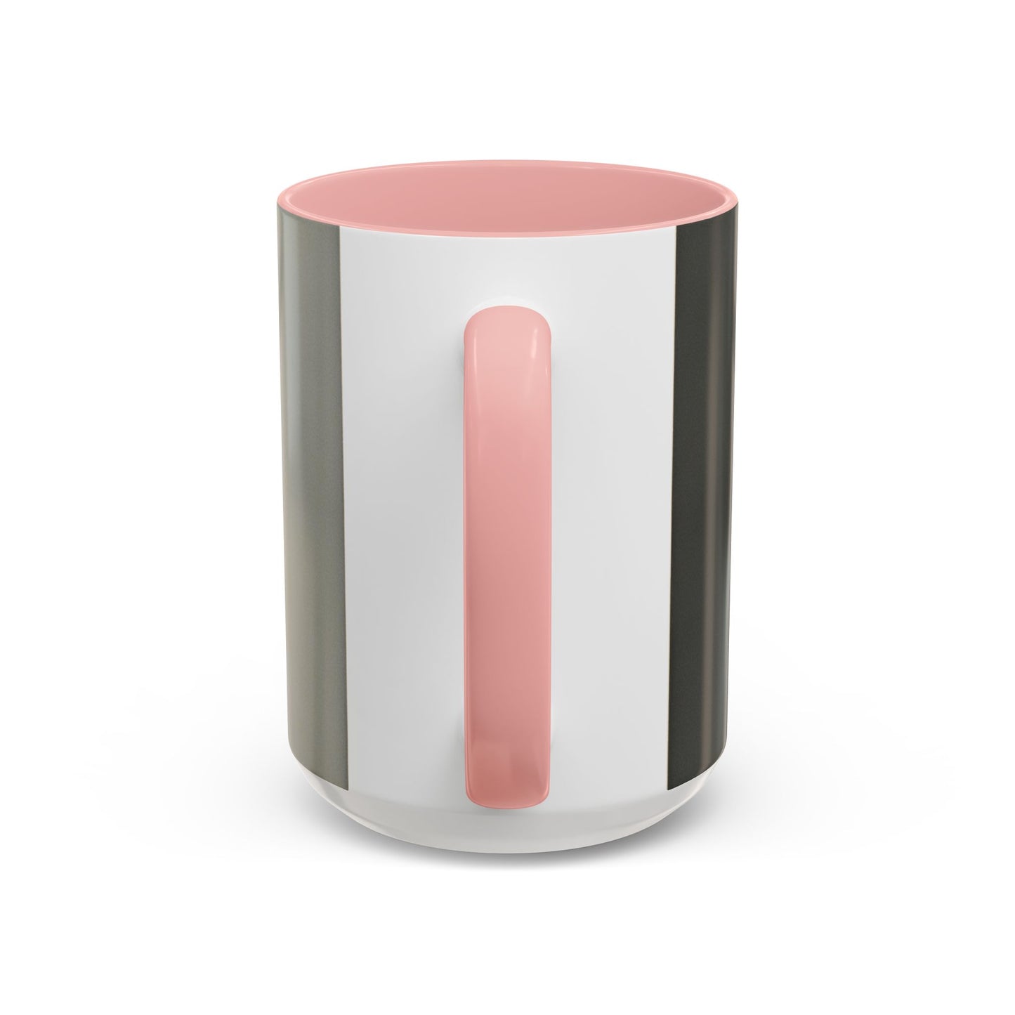 Optical Illusion Accent Mug – Ceramic Coffee Cup