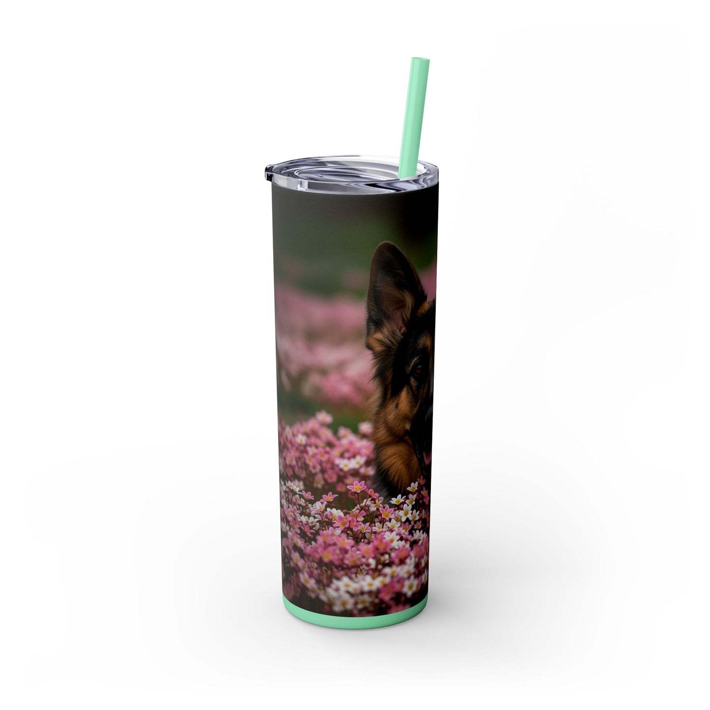 German Shepherd Tumbler with Straw, 20oz