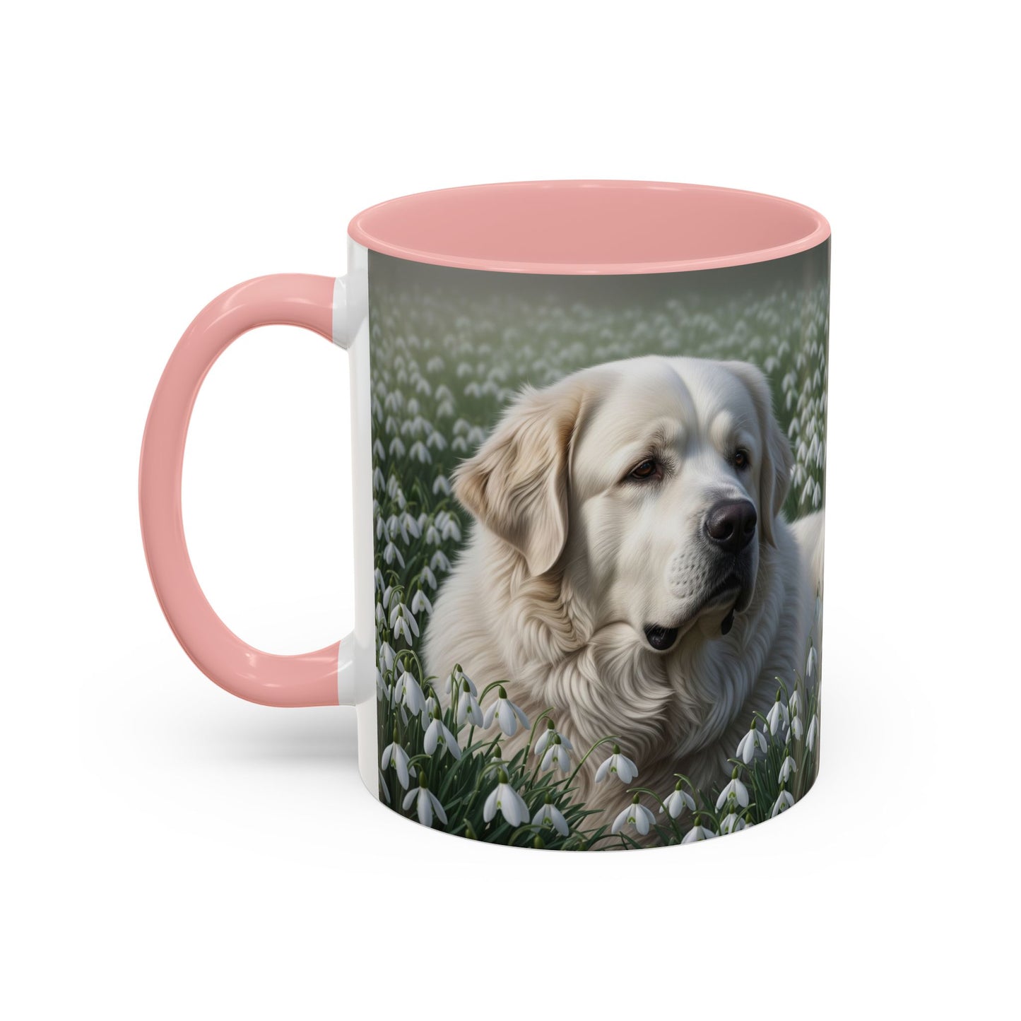 Mug à café avec motif de mastiff des Pyrénées - Cadeau idéal pour les amoureux des chiens
