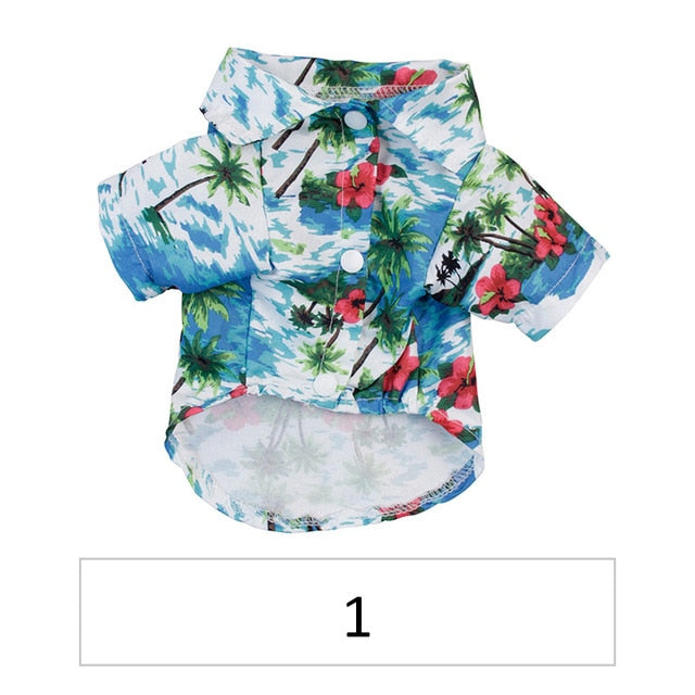 Camisas hawaianas para mascotas