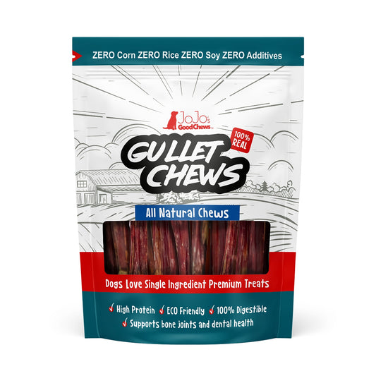 Bâtonnets à mâcher naturels à base de gorge de bœuf – Délicieux et nutritifs, sains – 15 cm (paquet de 5)