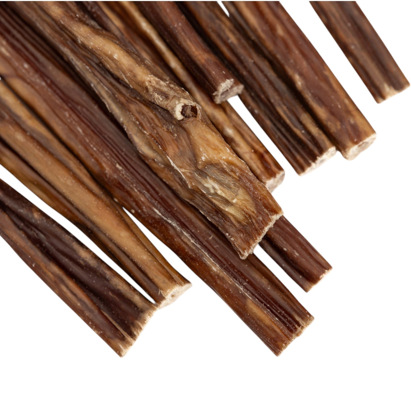 Golosinas naturales para perros con forma de esófago de res: deliciosas, nutritivas y saludables, 15 cm (paquete de 10)