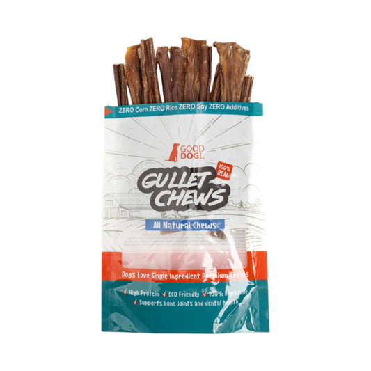 Bâtonnets à mâcher naturels à base de gorge de bœuf – Délicieux et nutritifs, sains – 15 cm (paquet de 10)