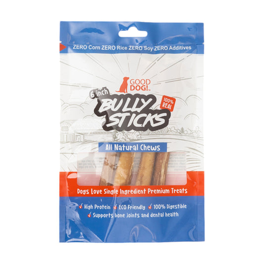 Bâtonnets à mâcher pour chiens au bœuf 100% naturel – Riches en nutriments et en protéines – Format standard de 15 cm (paquet de 4)