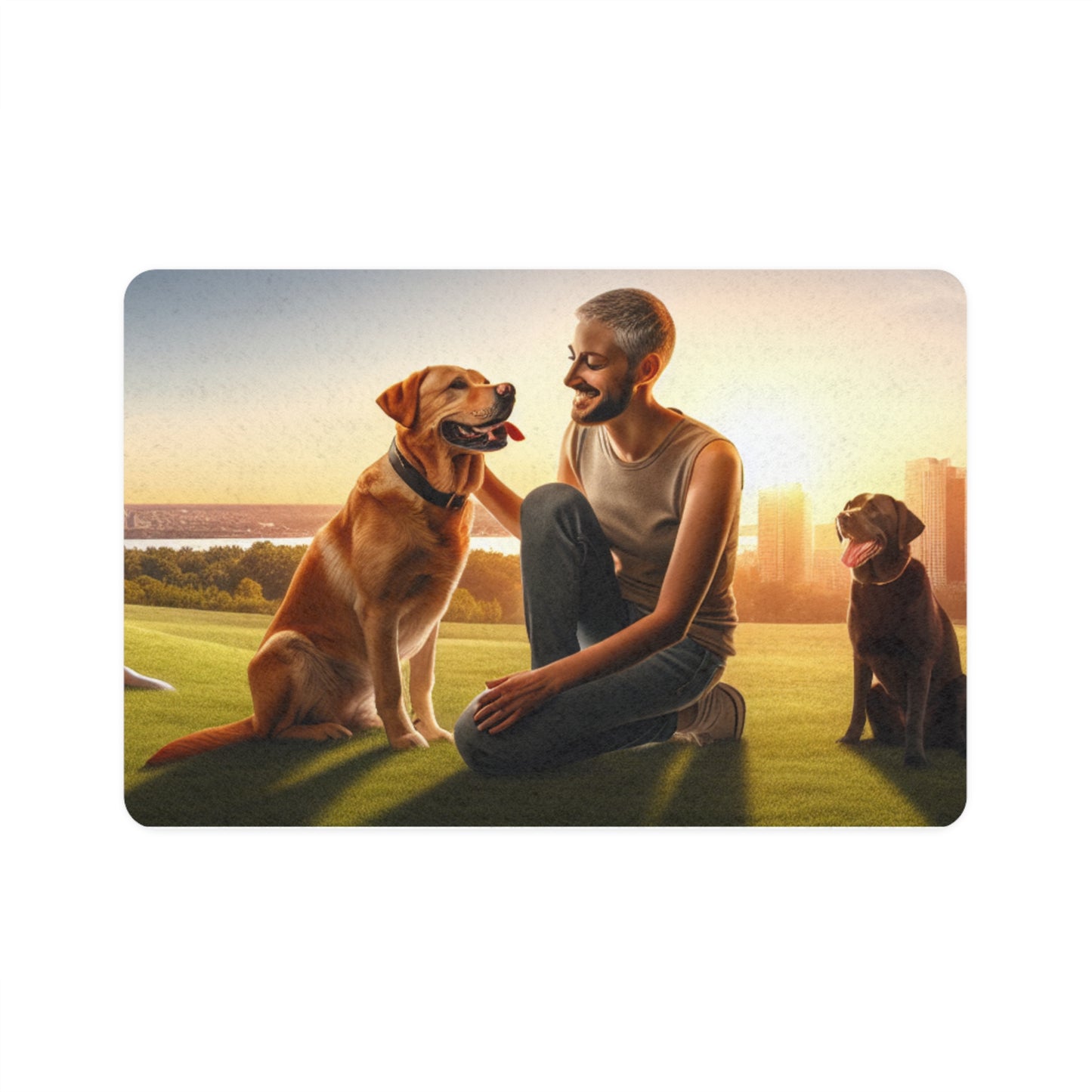 Pet Food Mat (12x18) - Labrador Retriever