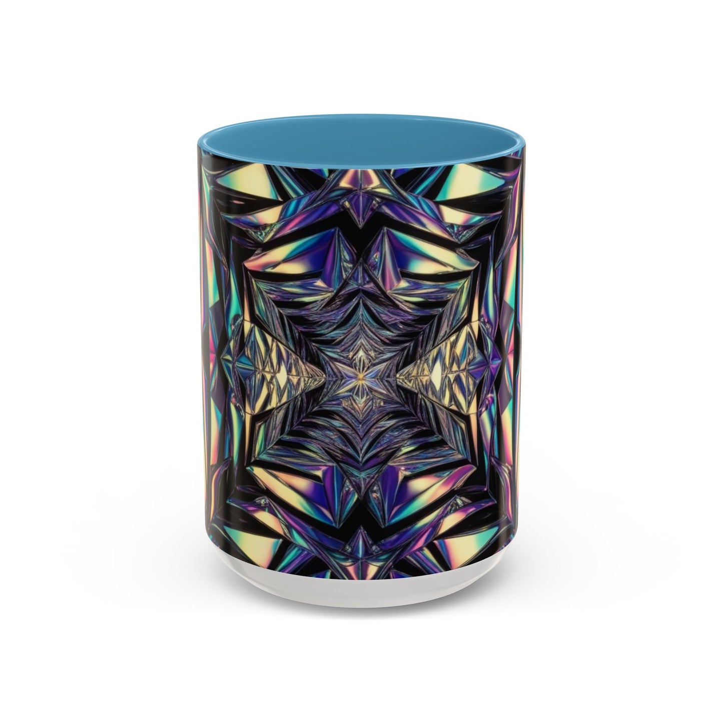 Optical Illusion Accent Mug – Ceramic Coffee Cup