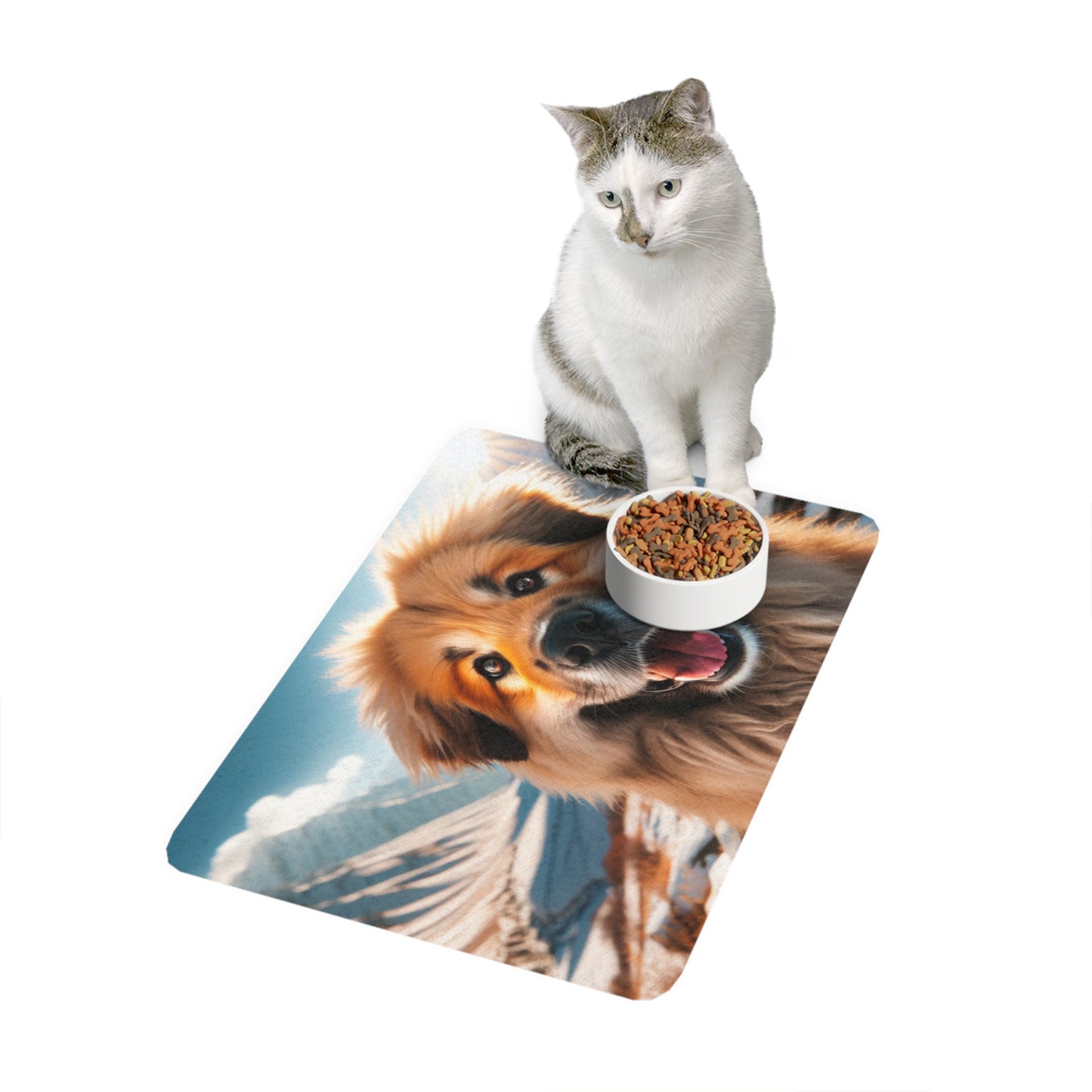 Pet Food Mat (12x18) - Himalayan Sheepdog