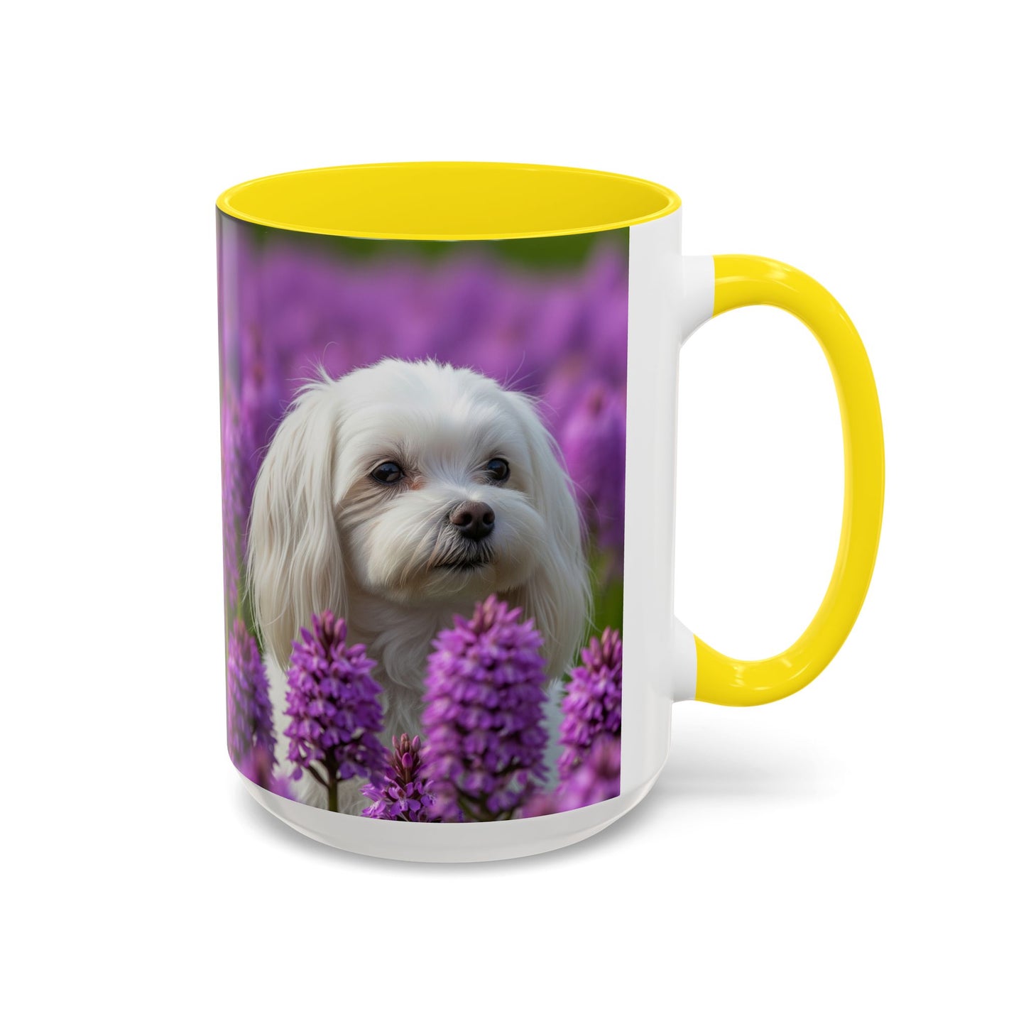 Mug à café à motif maltais - Cadeau idéal pour les amoureux des chiens