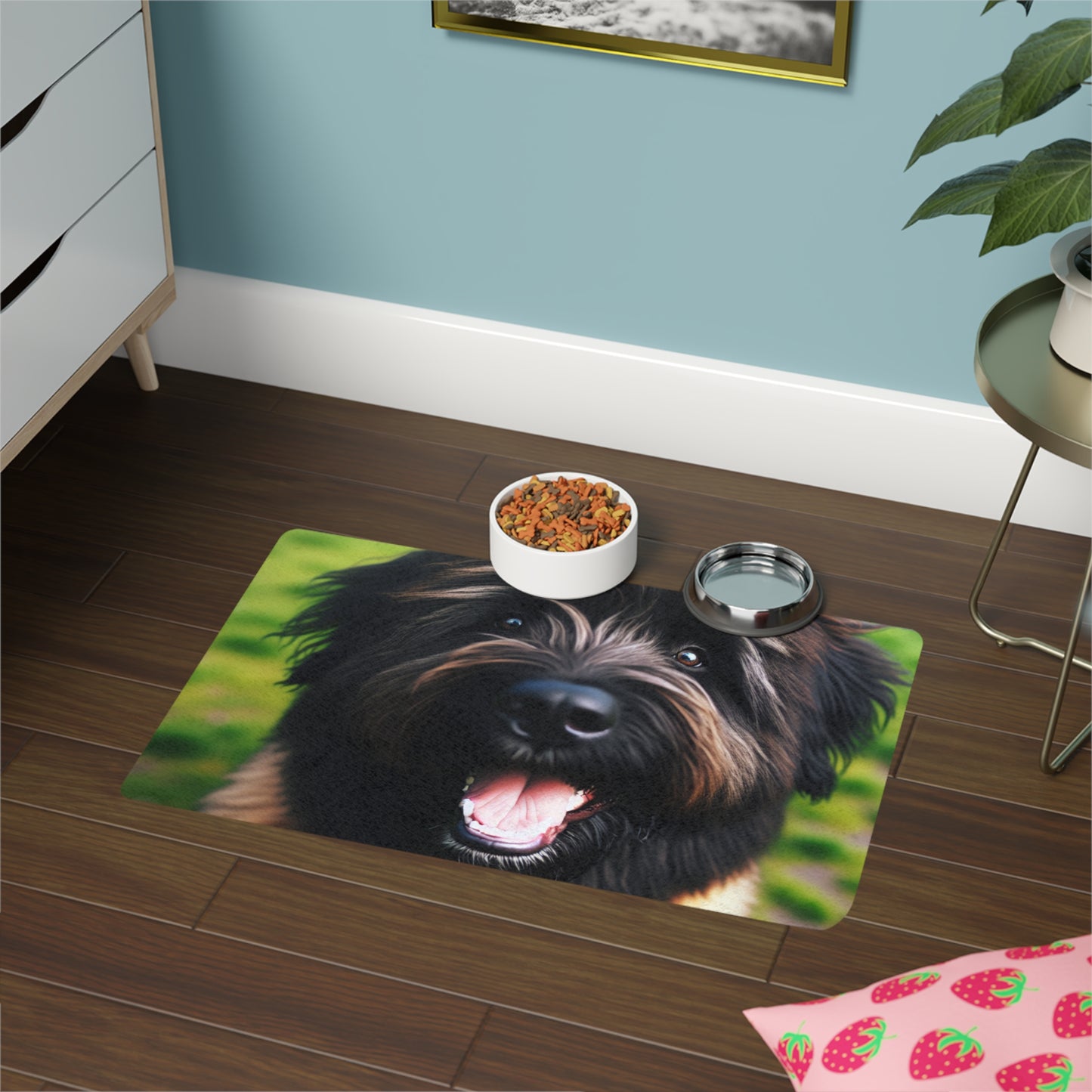 Pet Food Mat (12x18) - Bouvier des Ardennes