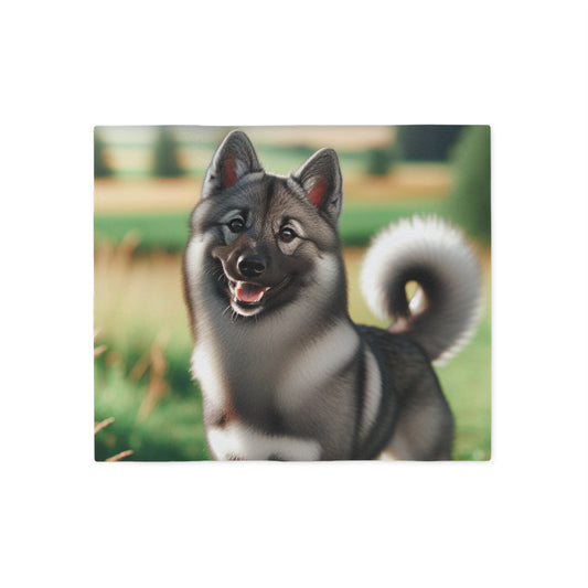 Norwegian Elkhound Sweatshirt Blanket