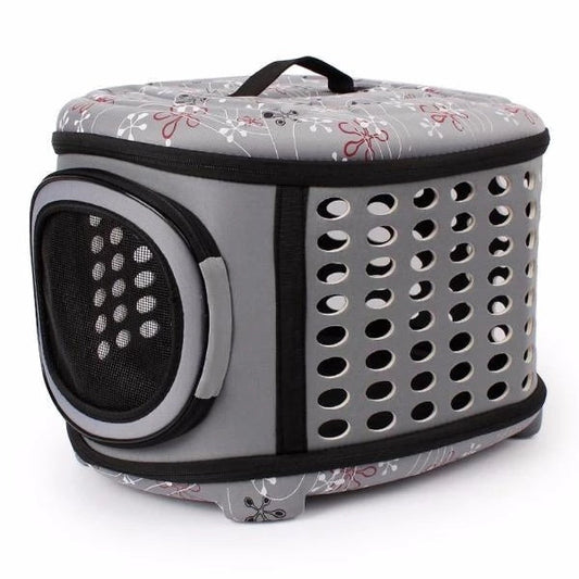 Cage de transport pliable pour animaux de compagnie (chien, chat, chiot)