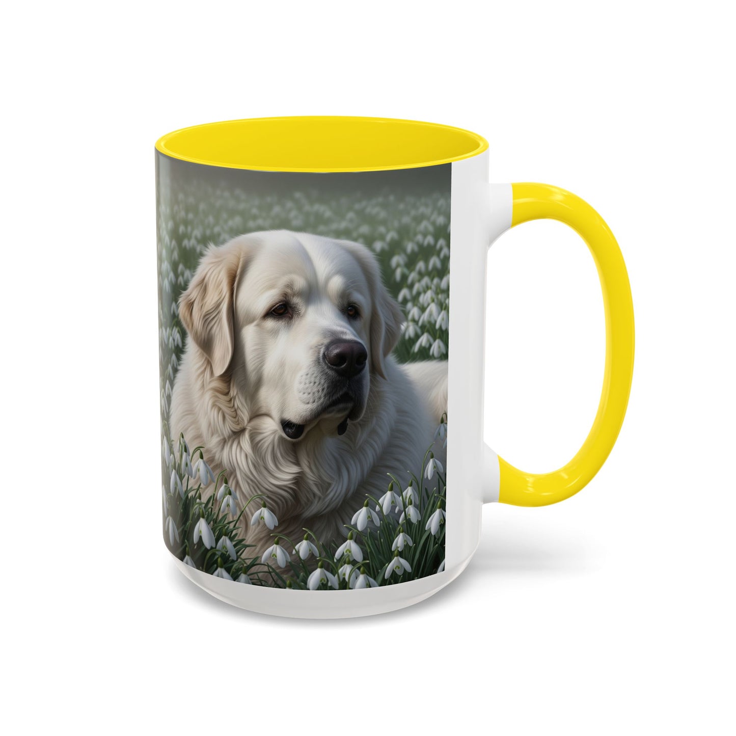 Mug à café avec motif de mastiff des Pyrénées - Cadeau idéal pour les amoureux des chiens