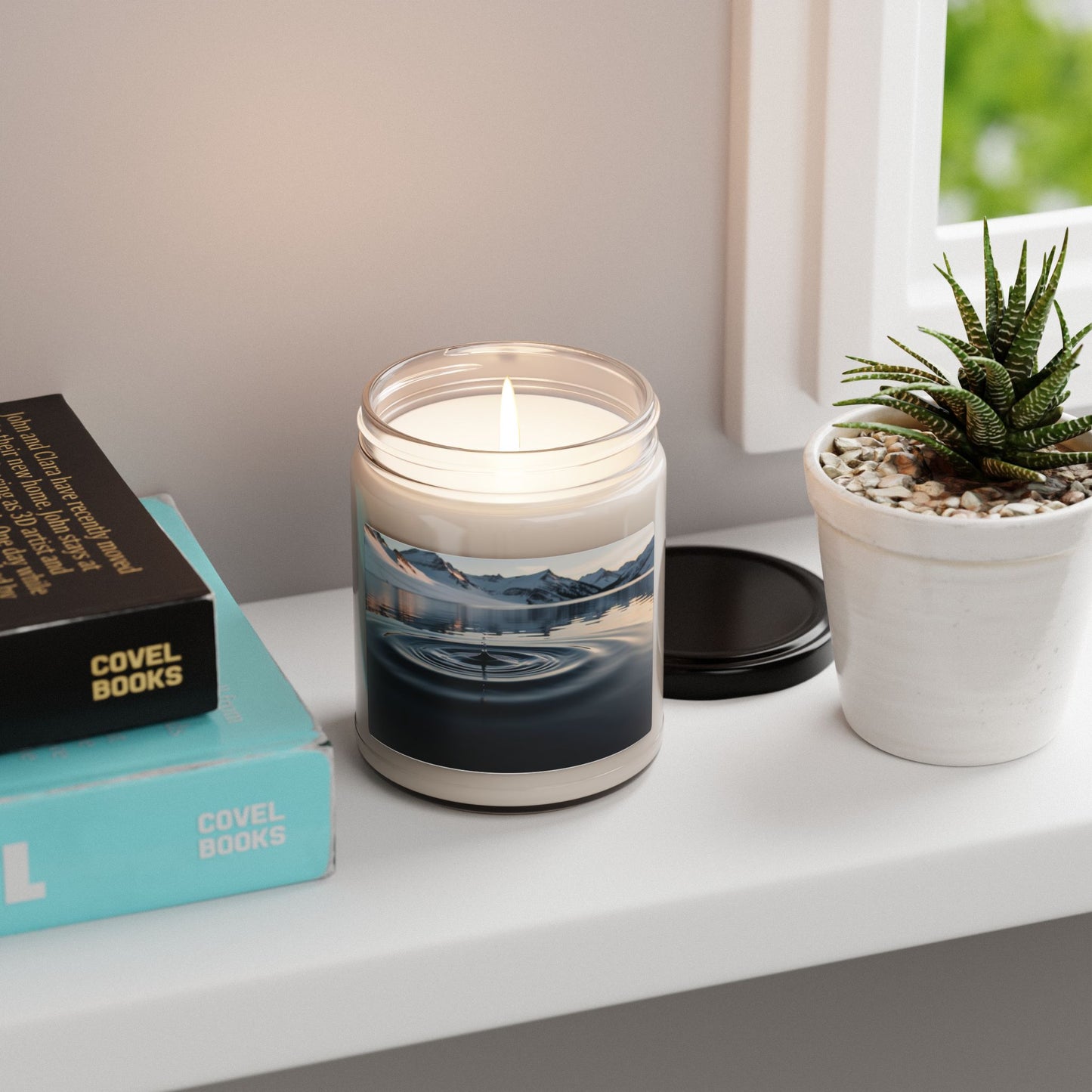 Ripple in a Snowy Mountain Lake- Scented Soy Candle, 9oz