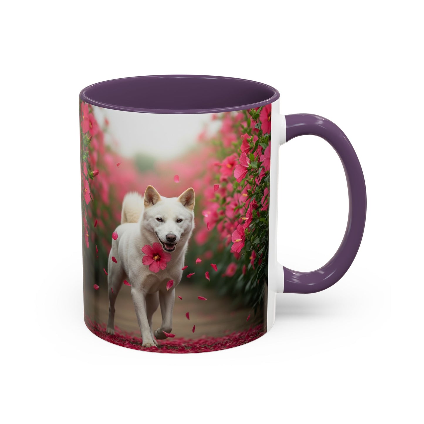 Taza de café con diseño de perro Jindo coreano: el regalo perfecto para los amantes de los perros.