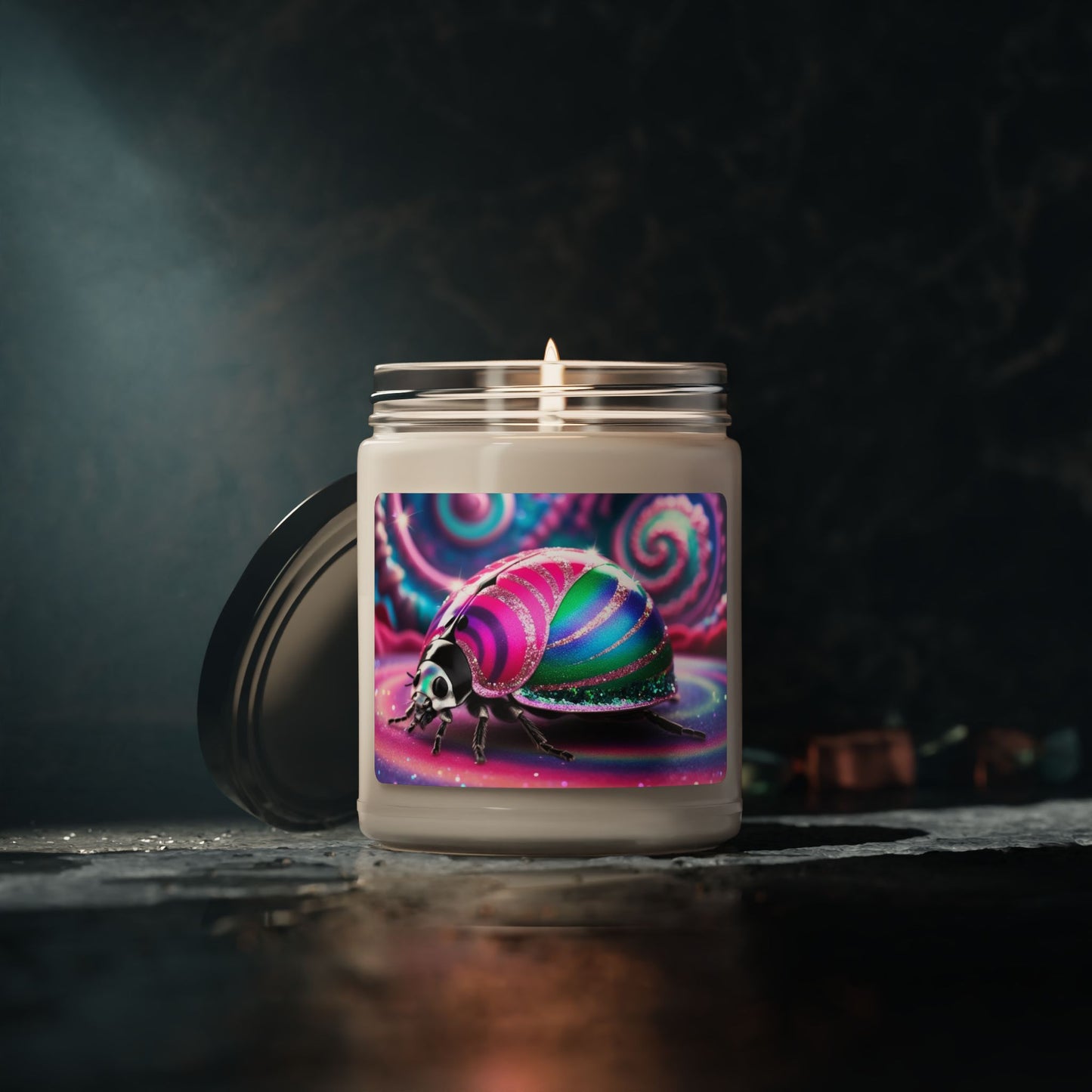 Psychedelic Ladybug- Scented Soy Candle, 9oz