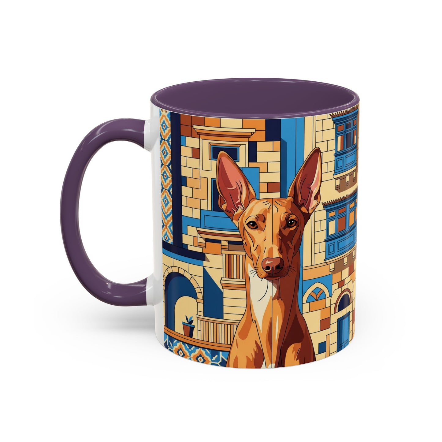 Taza de café con diseño de Pharaoh Hound: el regalo perfecto para los amantes de los perros.