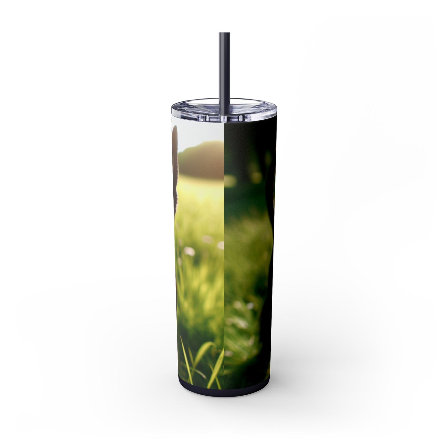 Scottish Terrier Skinny Tumbler with Straw, 20oz