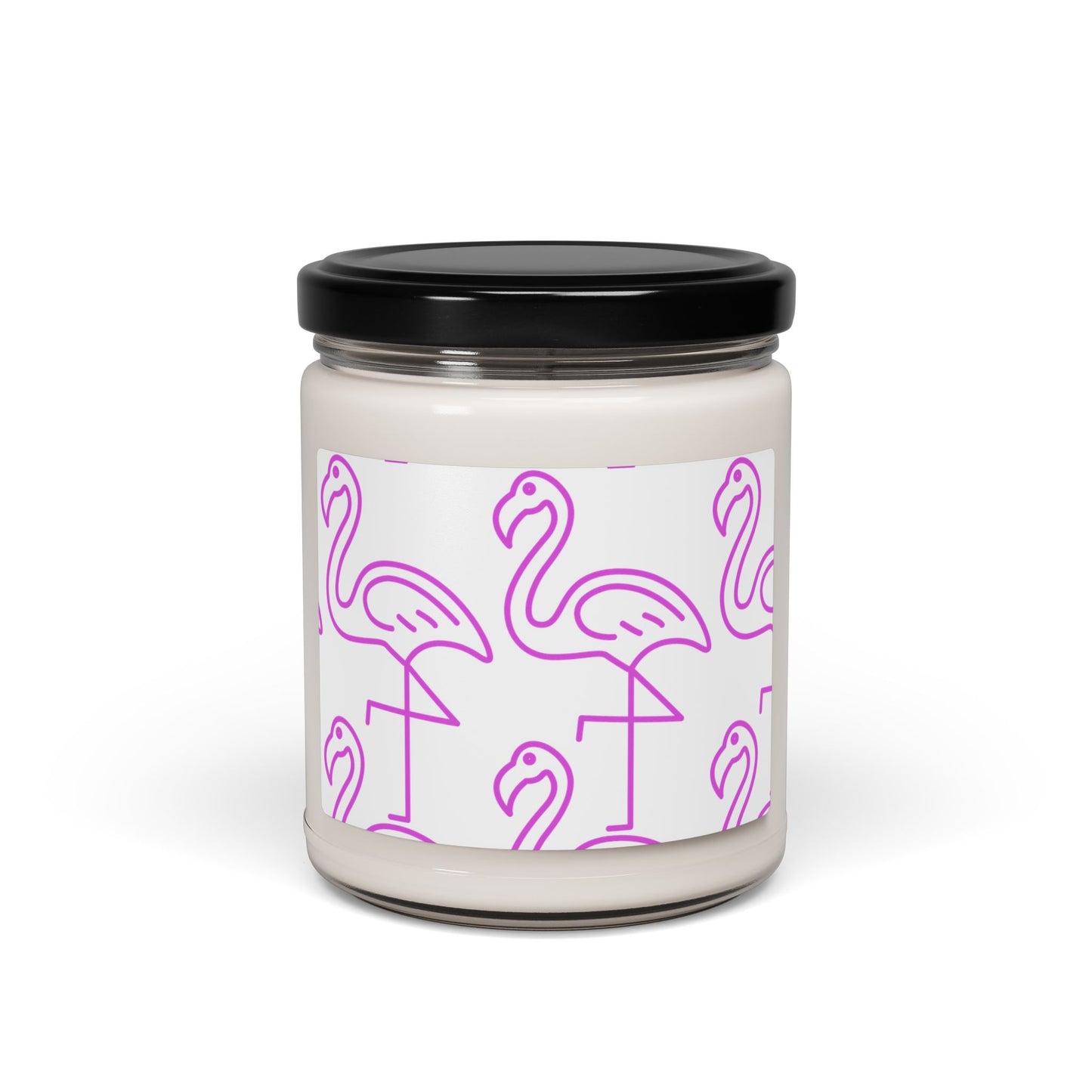 Pink Flamingoes- Scented Soy Candle, 9oz