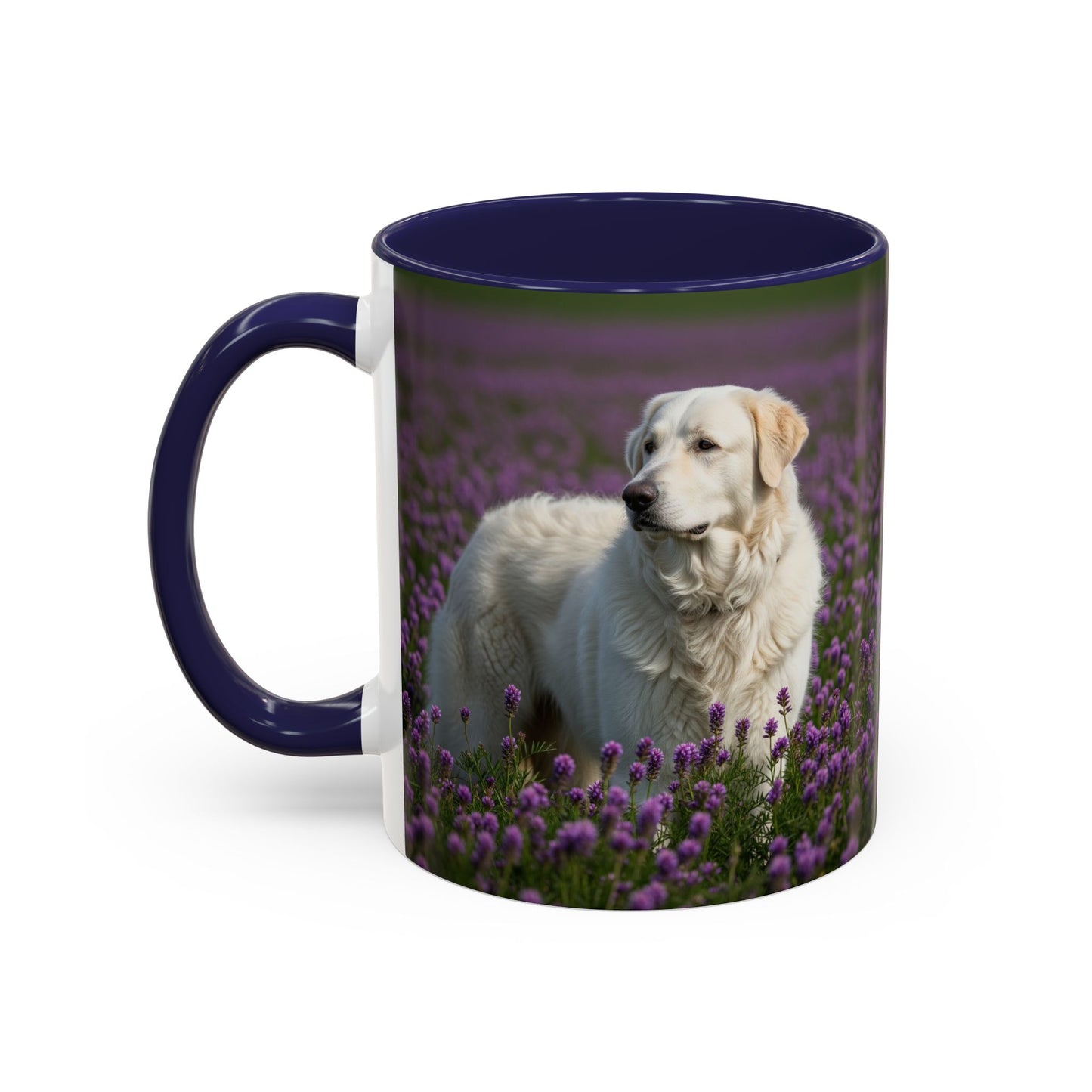 Taza de café con acento Kuvasz: regalo perfecto para los amantes de los perros