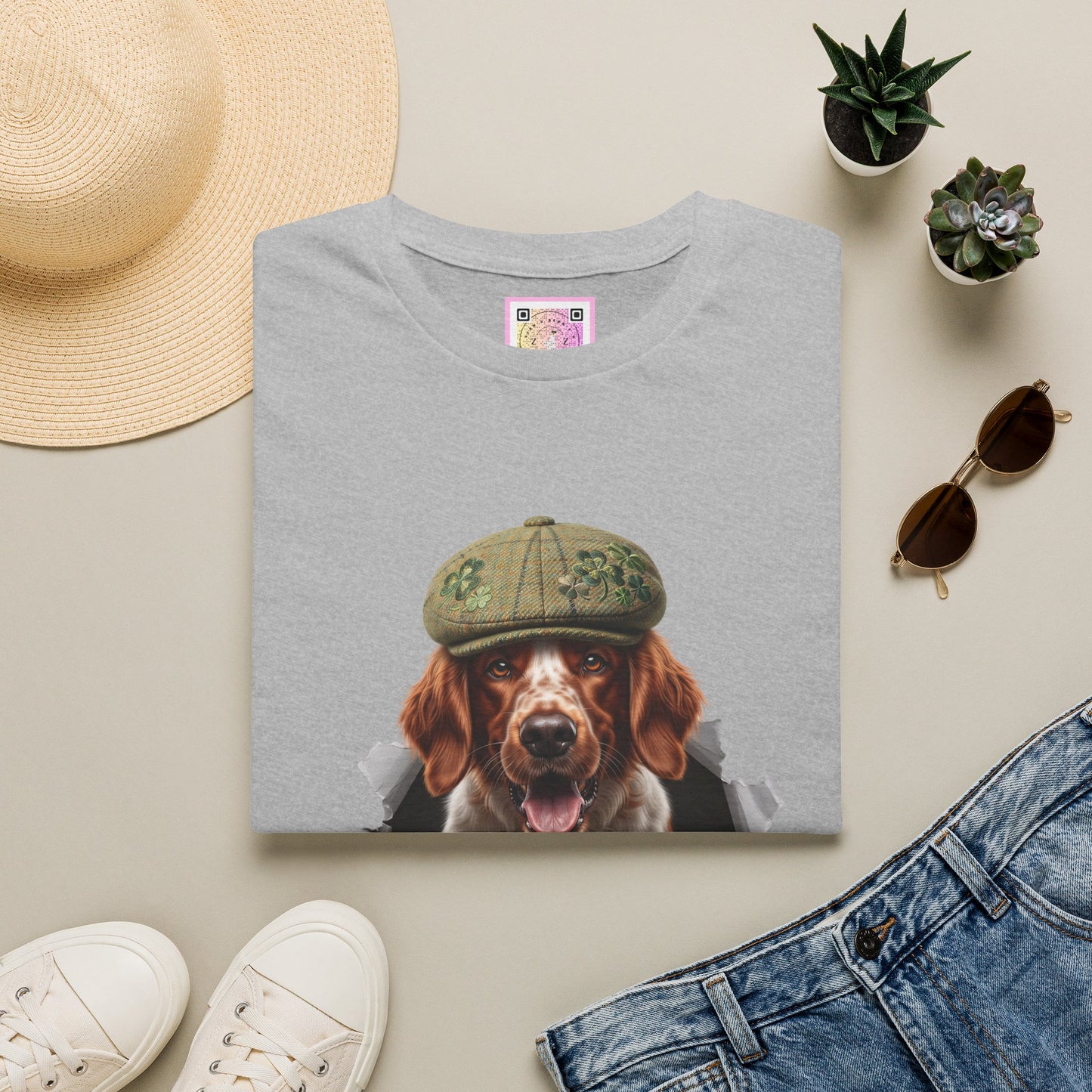Irish Red and White Setter Tee Shirt