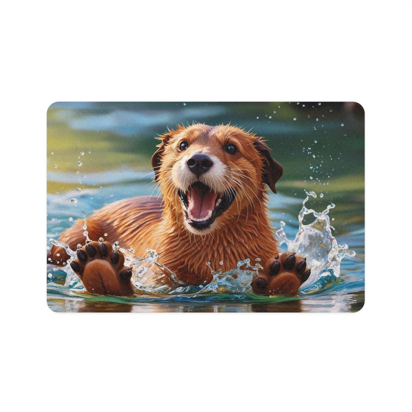 Pet Food Mat (12x18) - Otterhound