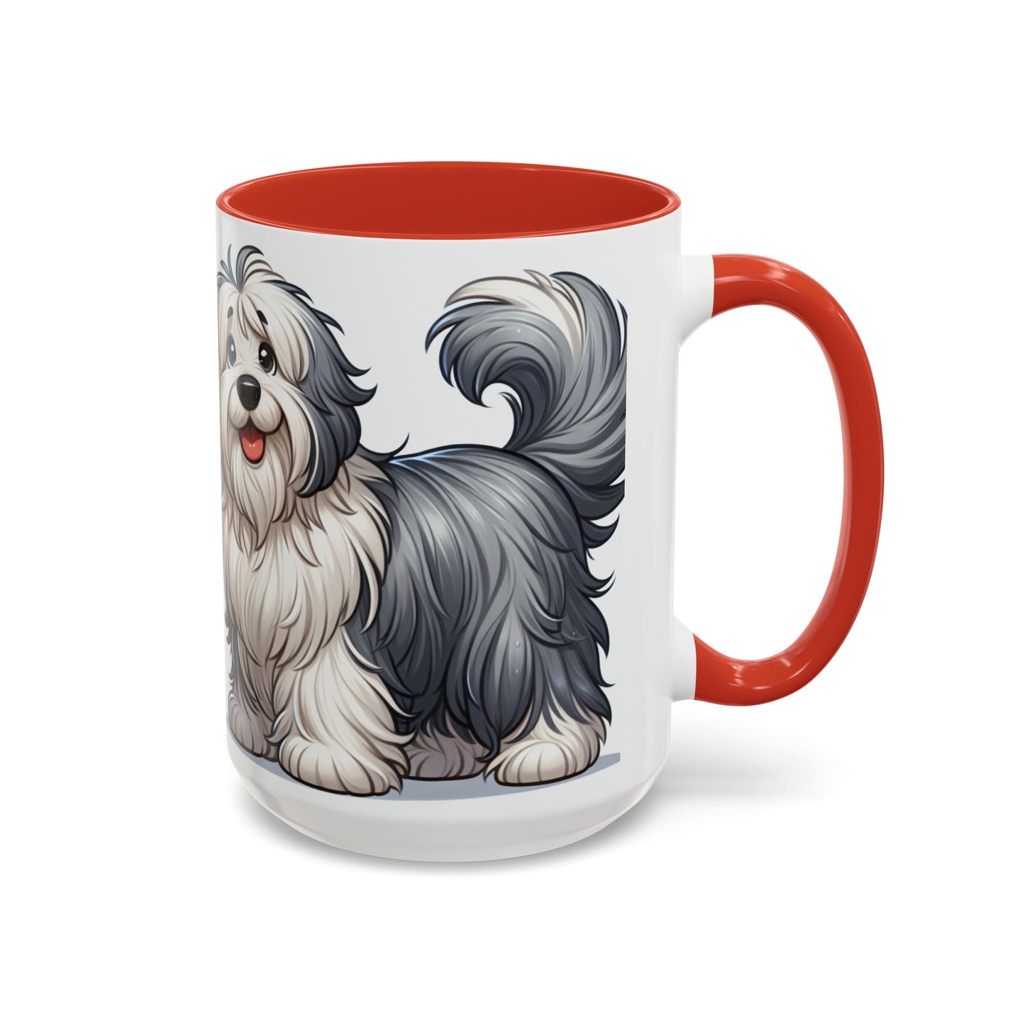 Mug à café à motif de bobtail - Cadeau idéal pour les amoureux des chiens