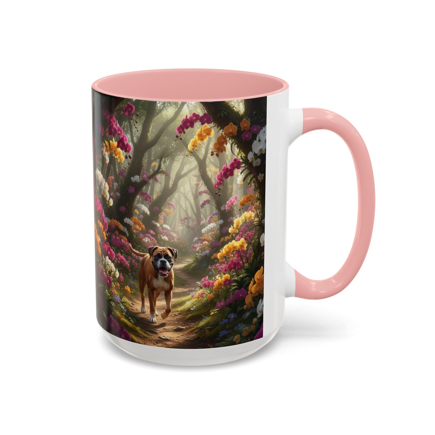 Boxer Accent Mug – Ceramic Coffee Cup