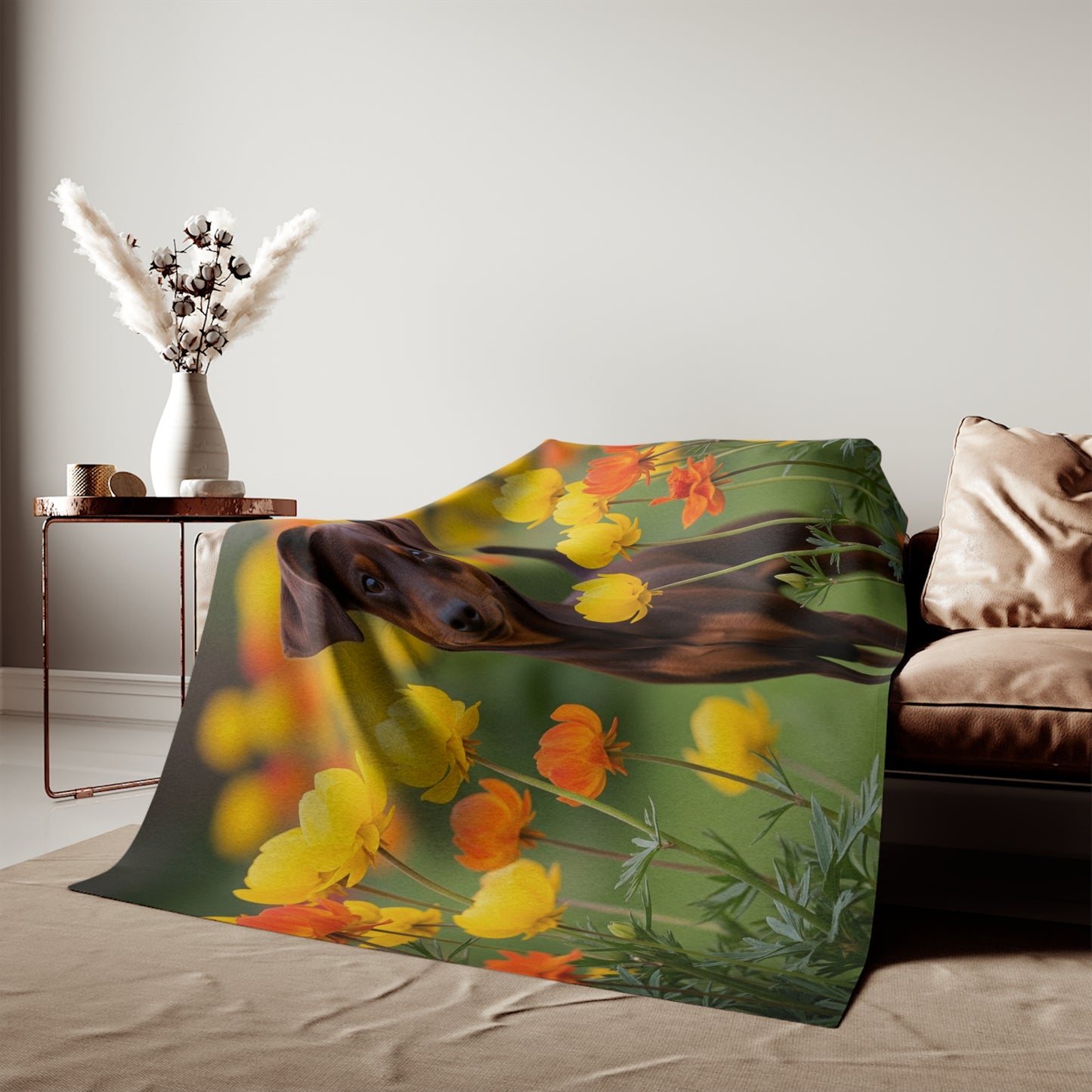 Miniature Pinscher Sweatshirt Blanket