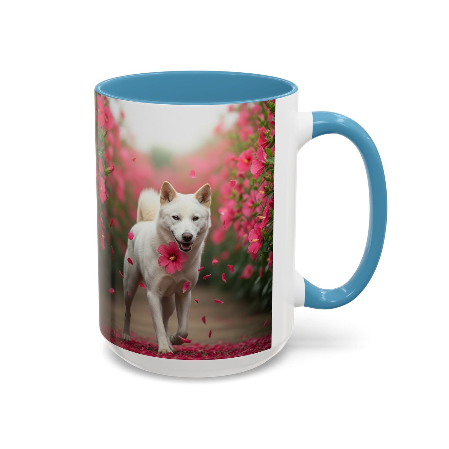 Taza de café con diseño de perro Jindo coreano: el regalo perfecto para los amantes de los perros.