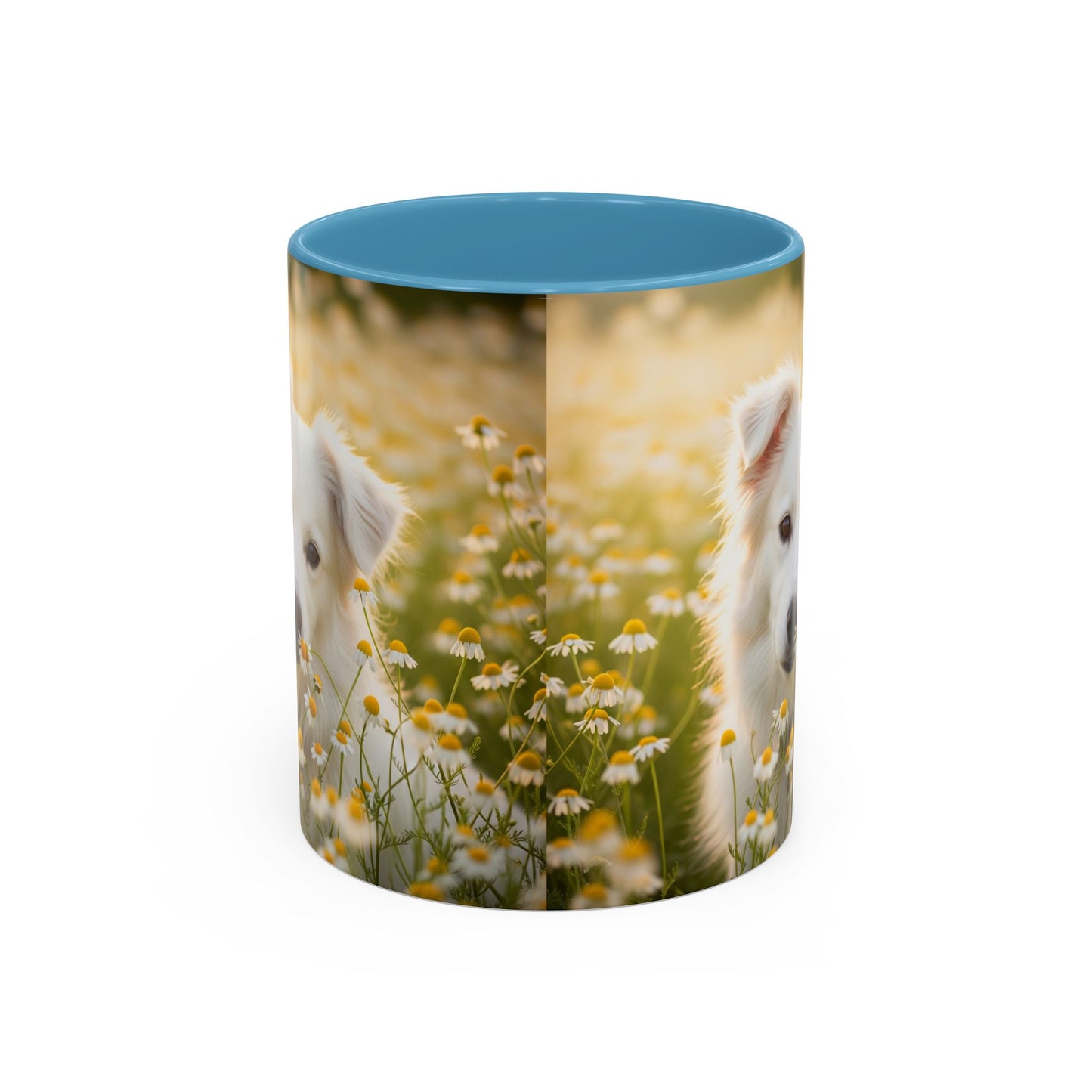Russkaya Tsvetnaya Bolonka Accent Coffee Mug - Perfect Gift for Dog Lovers
