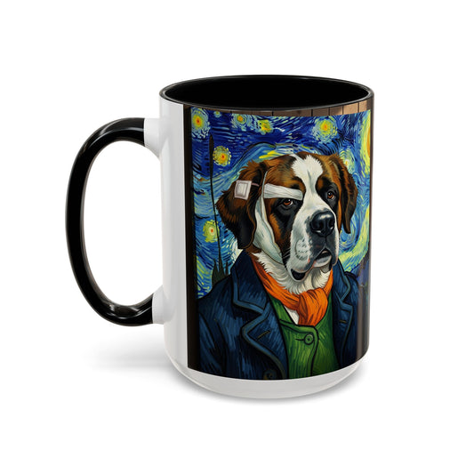 Saint Bernard Accent Coffee Mug - Perfect Gift for Dog Lovers