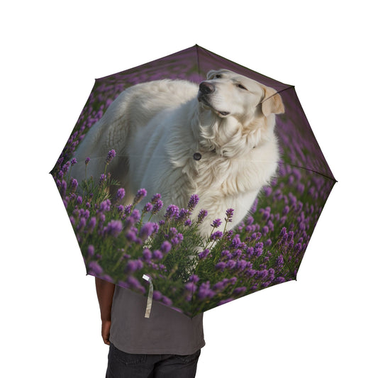 Kuvasz Semi-Automatic Foldable Umbrella