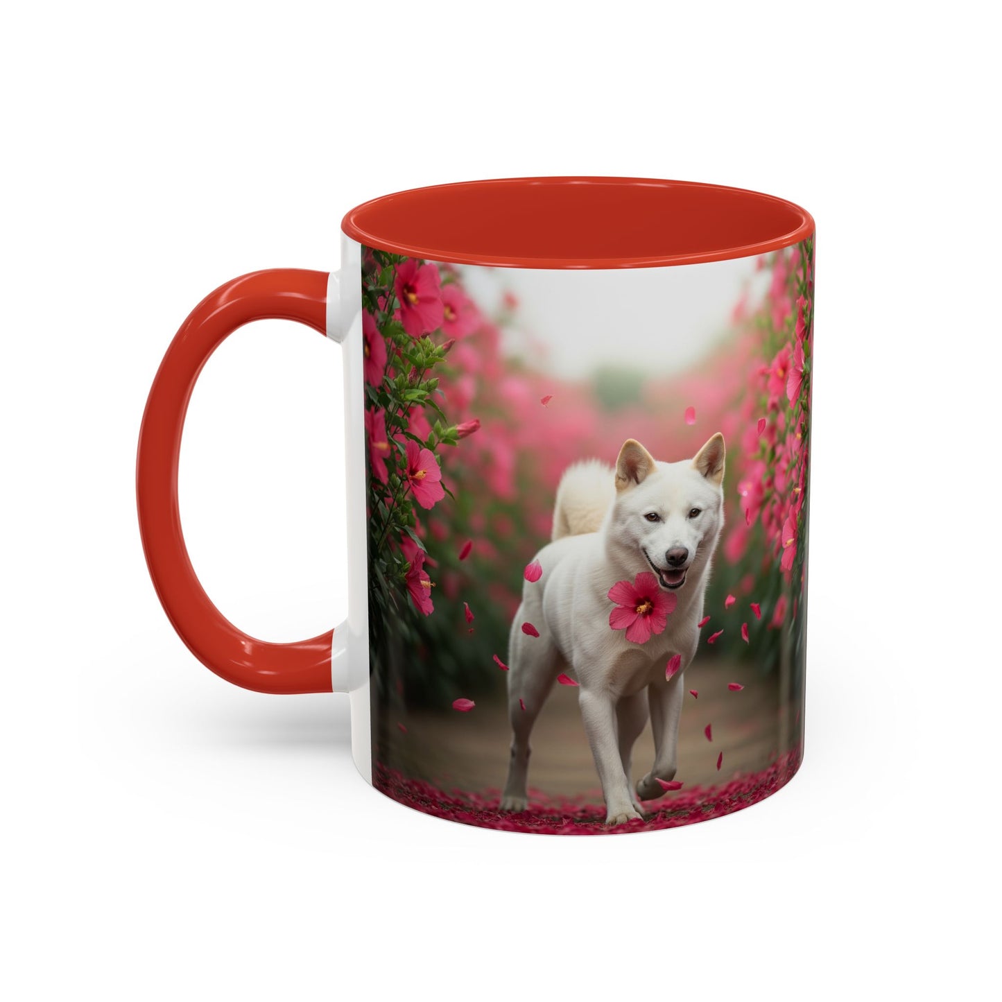 Taza de café con diseño de perro Jindo coreano: el regalo perfecto para los amantes de los perros.