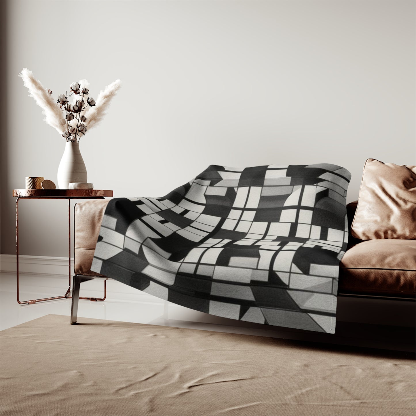 Sweat-shirt/couverture à illusion d'optique