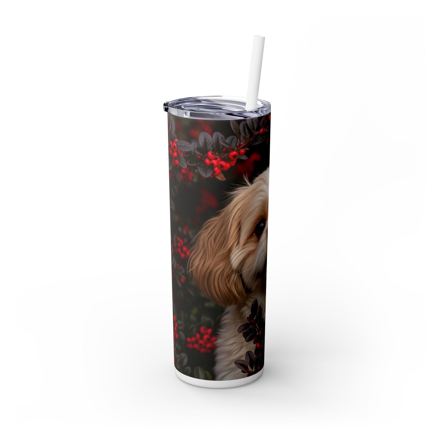 Pekapoo Tumbler with Straw, 20oz
