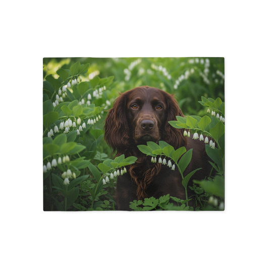 Field Spaniel Sweatshirt Blanket