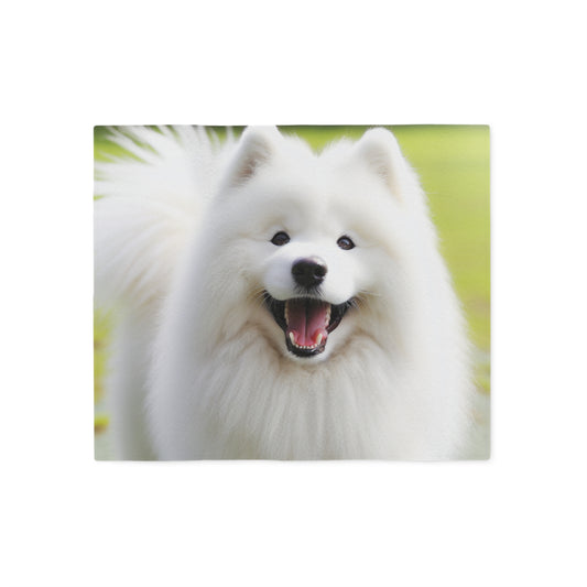 Samoyed Sweatshirt Blanket