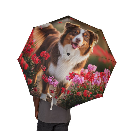 Mini Aussie Semi-Automatic Foldable Umbrella
