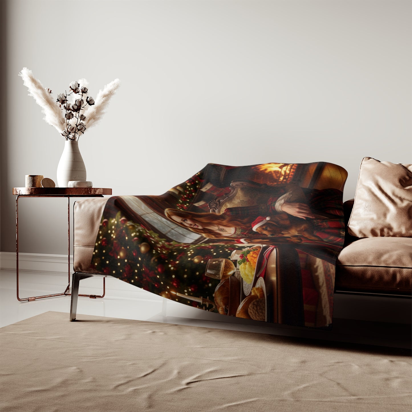 Scottish Holiday Feast Blanket