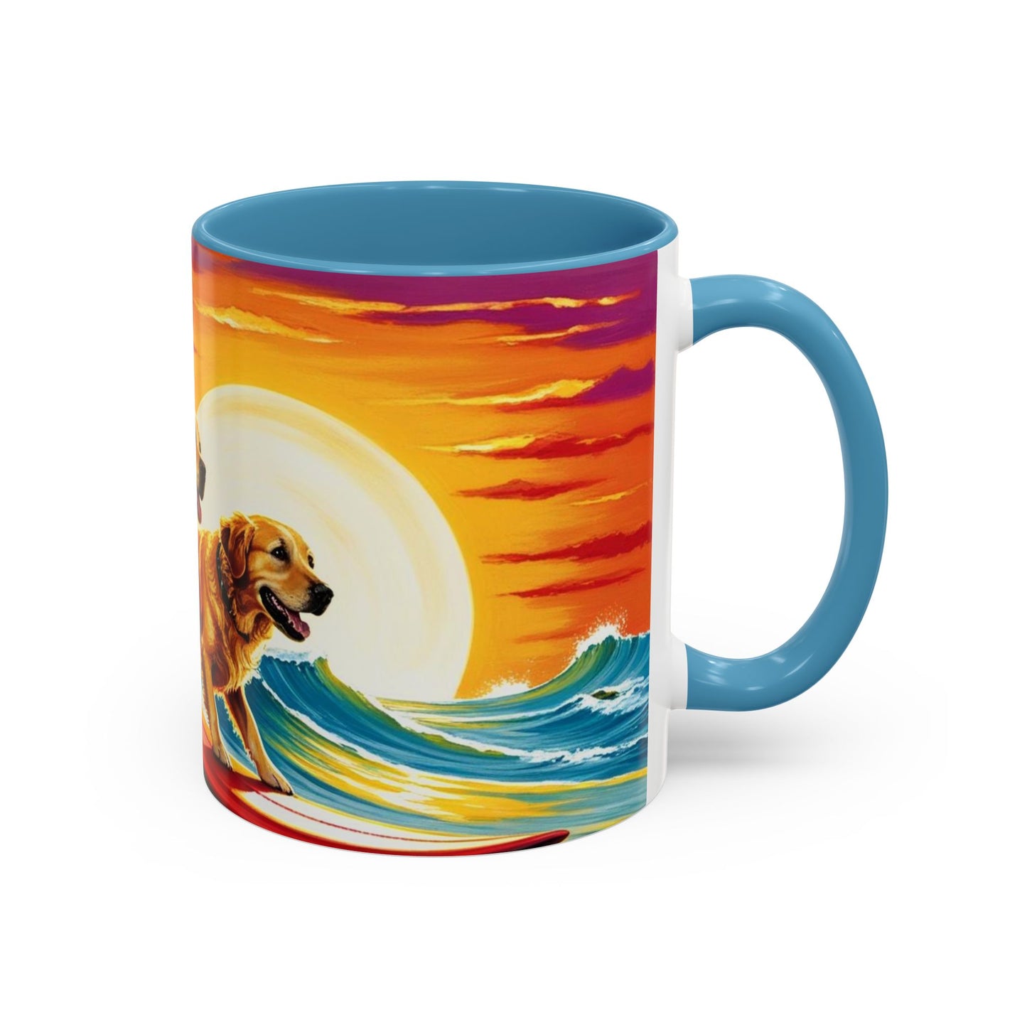 Taza de café con detalles de Surf Dogs: el regalo perfecto para los amantes de los perros