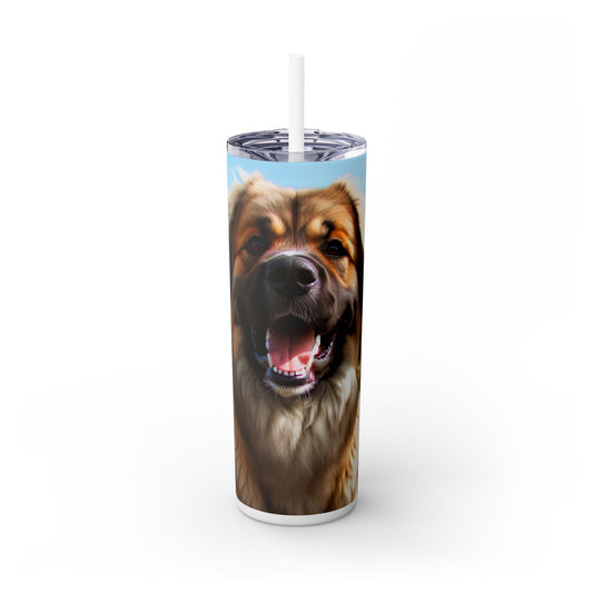Estrela Mountain Dog Tumbler with Straw, 20oz