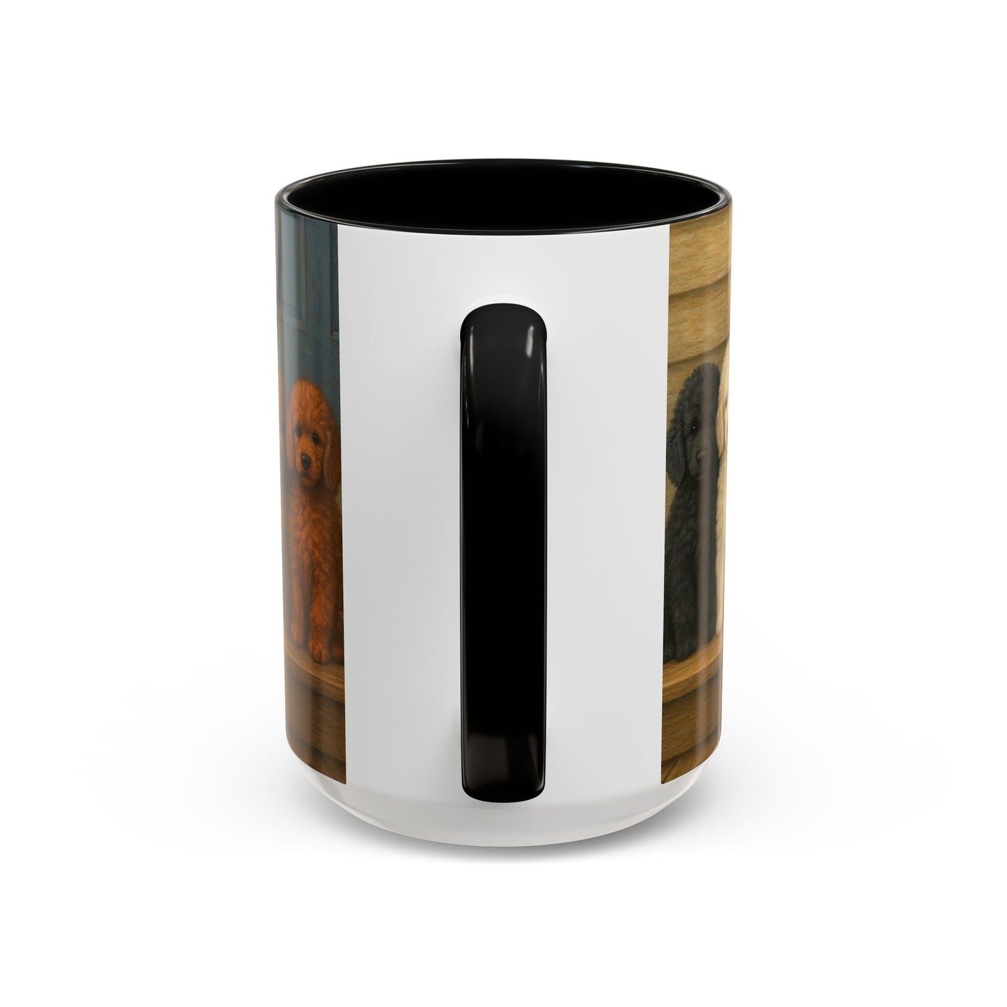 Mug à café décoratif avec motif chiots caniches - Cadeau idéal pour les amoureux des chiens